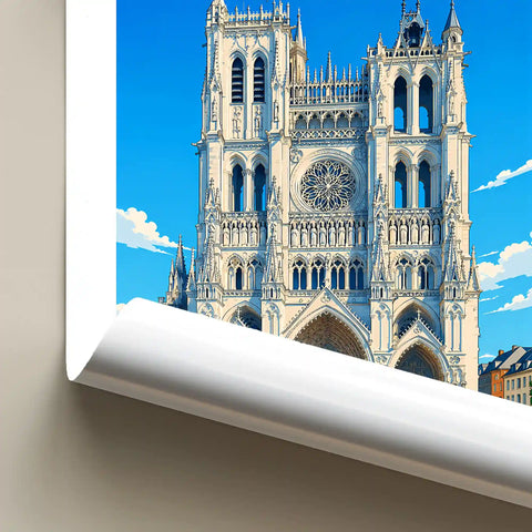 Affiche - Amiens - Cathédrale Notre-Dame