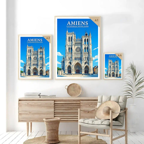 Affiche - Amiens - Cathédrale Notre-Dame