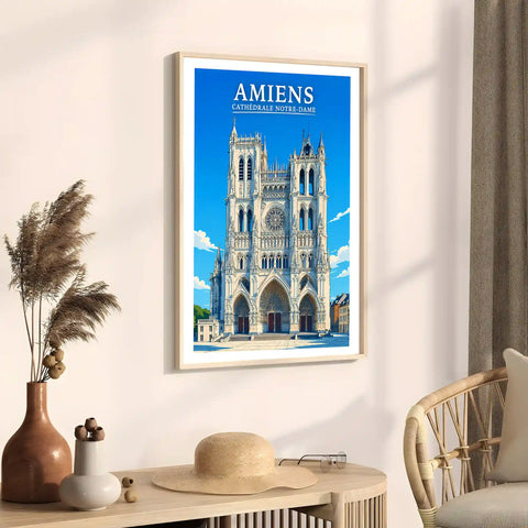 Affiche - Amiens - Cathédrale Notre-Dame