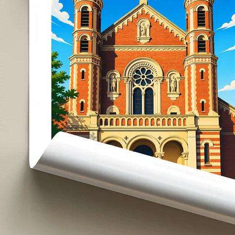 Affiche - Amiens - Église Saint-Roch