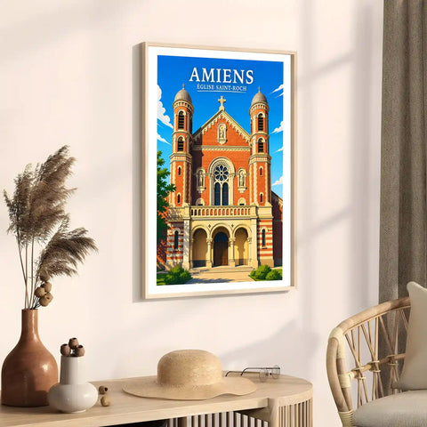 Affiche - Amiens - Église Saint-Roch