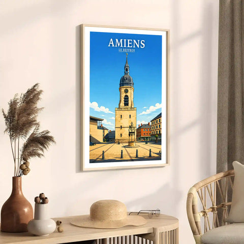 Affiche - Amiens - Le Beffroi