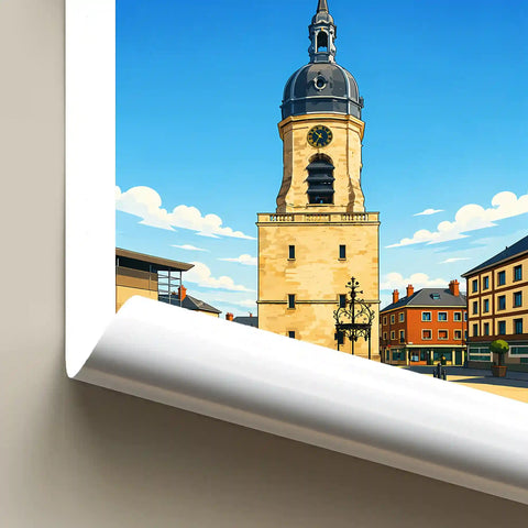 Affiche - Amiens - Le Beffroi