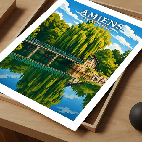 Affiche - Amiens - Parc Saint-Pierre