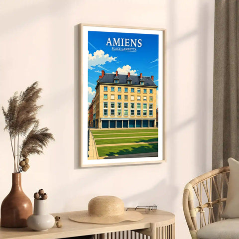 Affiche - Amiens - Place Gambetta