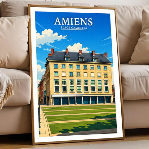 Affiche - Amiens - Place Gambetta