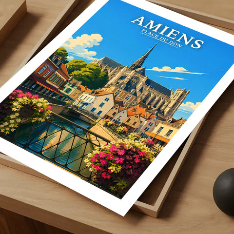 Affiche - Amiens - Place du Don