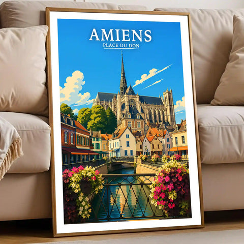 Affiche - Amiens - Place du Don
