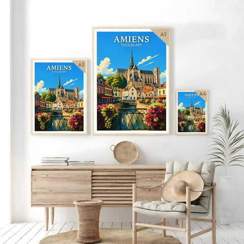 Affiche - Amiens - Place du Don