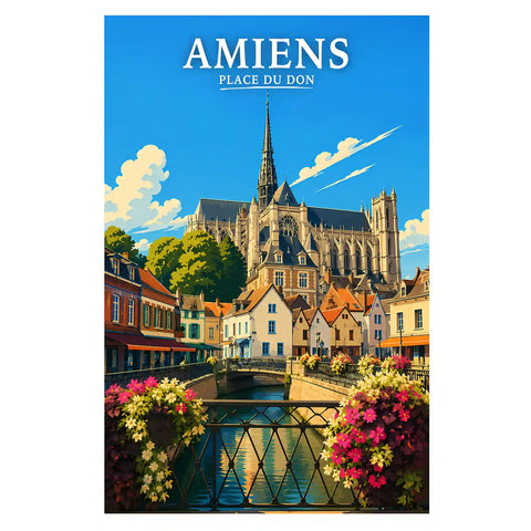 Affiche - Amiens - Place du Don