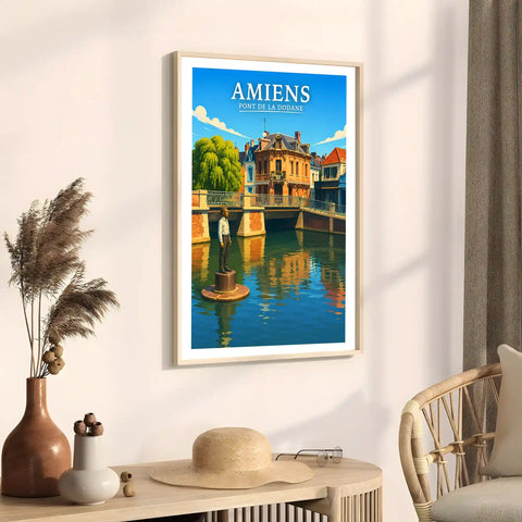 Affiche - Amiens - Pont de la Dodane