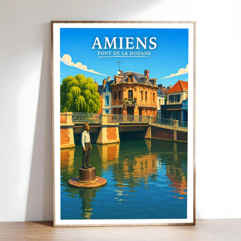 Affiche - Amiens - Pont de la Dodane