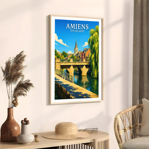 Affiche - Amiens - Pont du Cange
