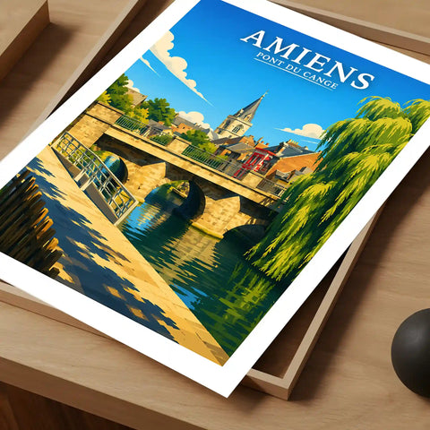 Affiche - Amiens - Pont du Cange