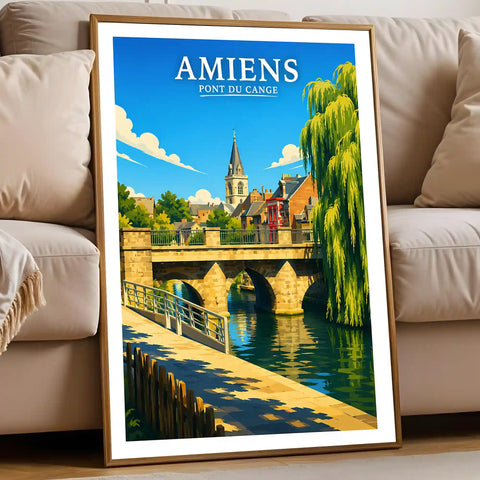 Affiche - Amiens - Pont du Cange