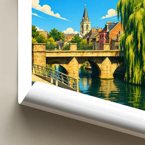 Affiche - Amiens - Pont du Cange