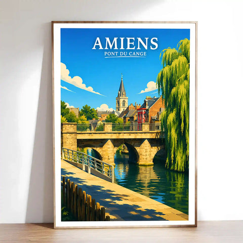 Affiche - Amiens - Pont du Cange