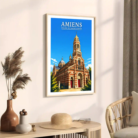Affiche - Amiens - Église du Sacré-Coeur