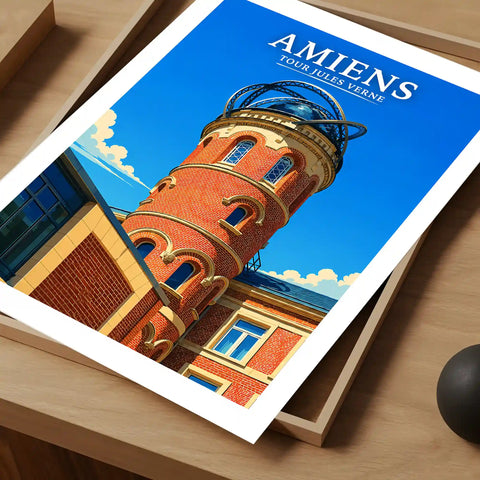 Affiche - Amiens - Tour Jules Verne