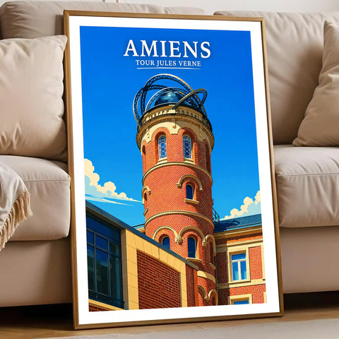 Affiche - Amiens - Tour Jules Verne