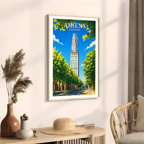 Affiche - Amiens - Tour Perret