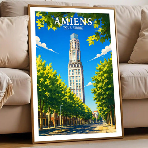 Affiche - Amiens - Tour Perret