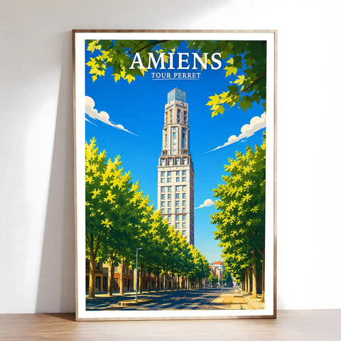 Affiche - Amiens - Tour Perret
