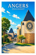 Affiche Angers Abbaye Toussaint