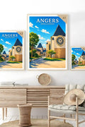Affiche Angers Abbaye Toussaint