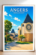 Affiche Angers Abbaye Toussaint