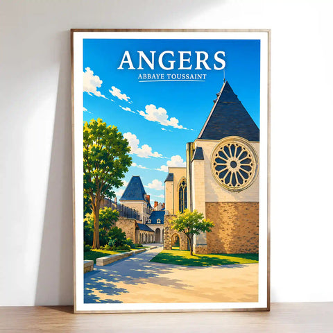 Affiche Angers Abbaye Toussaint