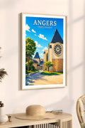 Affiche Angers Abbaye Toussaint