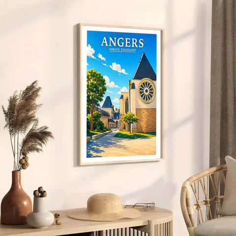 Affiche Angers Abbaye Toussaint