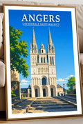 Affiche Angers Cathédrale Saint-Maurice