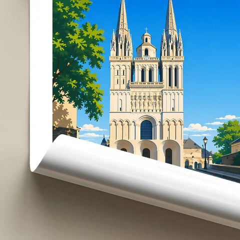 Affiche Angers Cathédrale Saint-Maurice