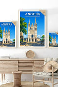 Affiche Angers Cathédrale Saint-Maurice