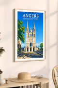 Affiche Angers Cathédrale Saint-Maurice