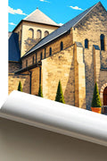Affiche Angers Collégiale Saint-Martin