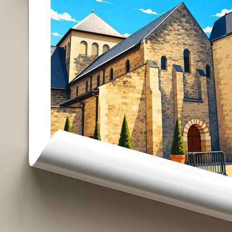 Affiche Angers Collégiale Saint-Martin
