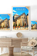 Affiche Angers Collégiale Saint-Martin