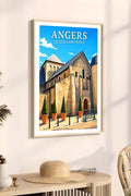 Affiche Angers Collégiale Saint-Martin