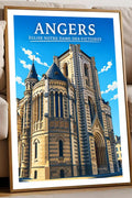 Affiche Angers Église Notre-Dame-des-Victoires