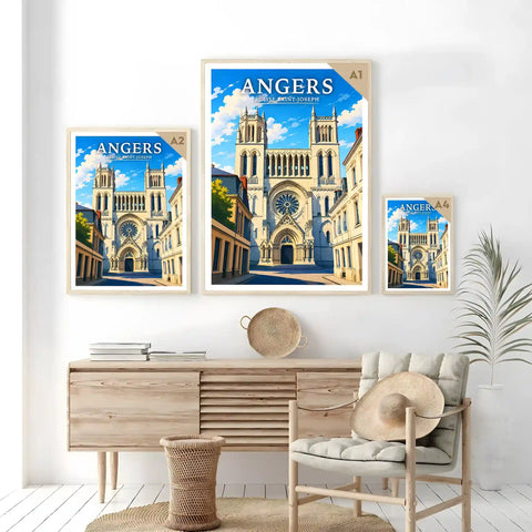 Affiche Angers Église Saint-Joseph