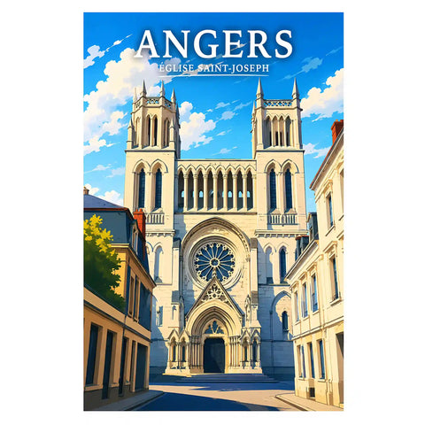 Affiche Angers Église Saint-Joseph