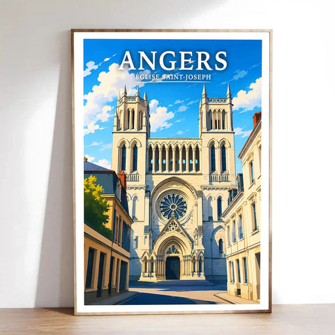 Affiche Angers Église Saint-Joseph
