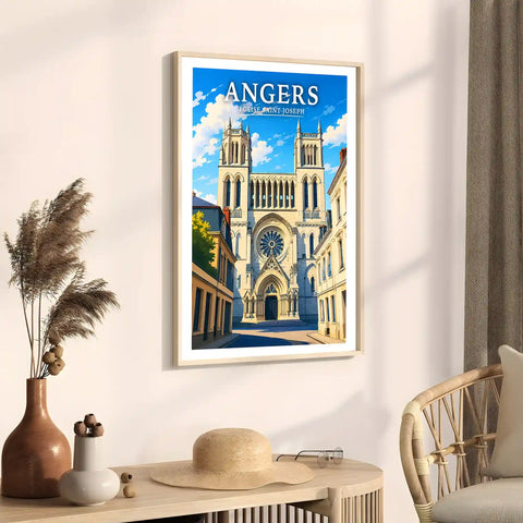 Affiche Angers Église Saint-Joseph