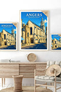 Affiche Angers Église de la Trinité