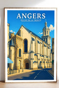 Affiche Angers Église de la Trinité