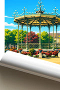 Affiche Angers Jardin du Mail