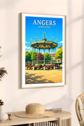 Affiche Angers Jardin du Mail